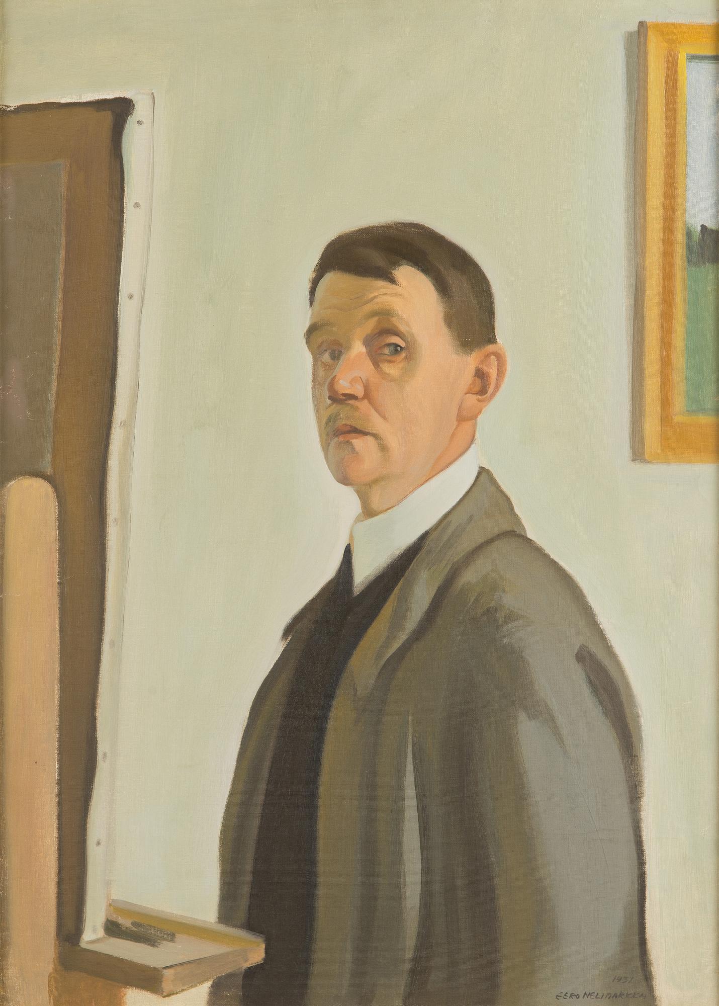 Eero Nelimarkka, Self-portrait.