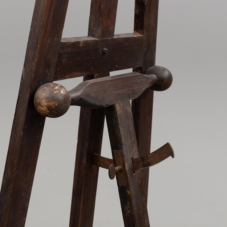 an easel from around 1900.
