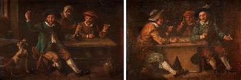 478. David Teniers d.y Circle of, Tavern interiors.