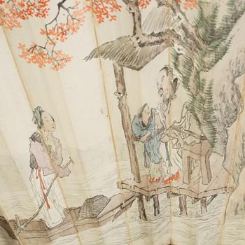 MÅLNING, av Xue Yuelou. Signerad och daterad 1929.