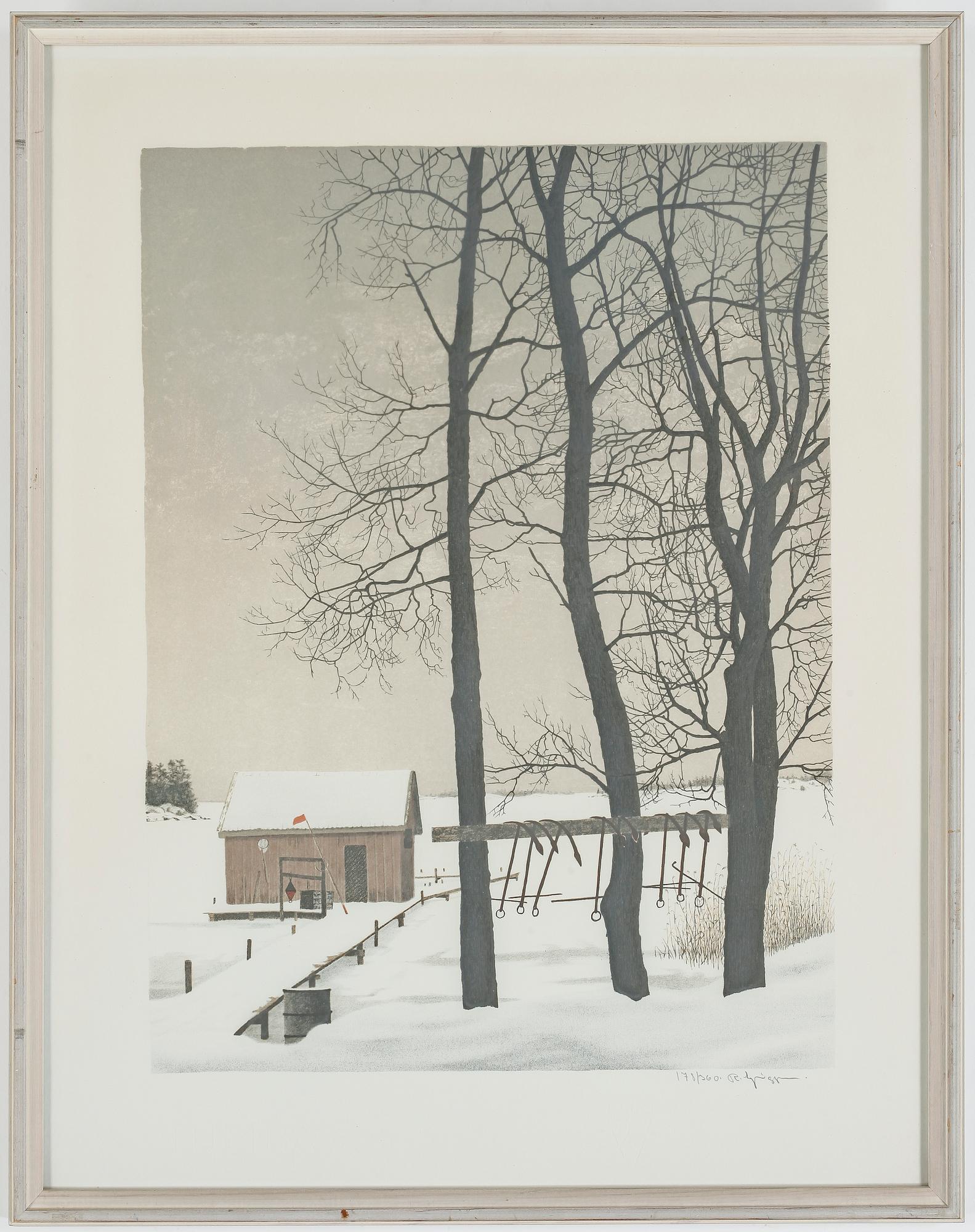 REINHOLD LJUNGGREN, färglitografi, signerad och numrerad 178/360.