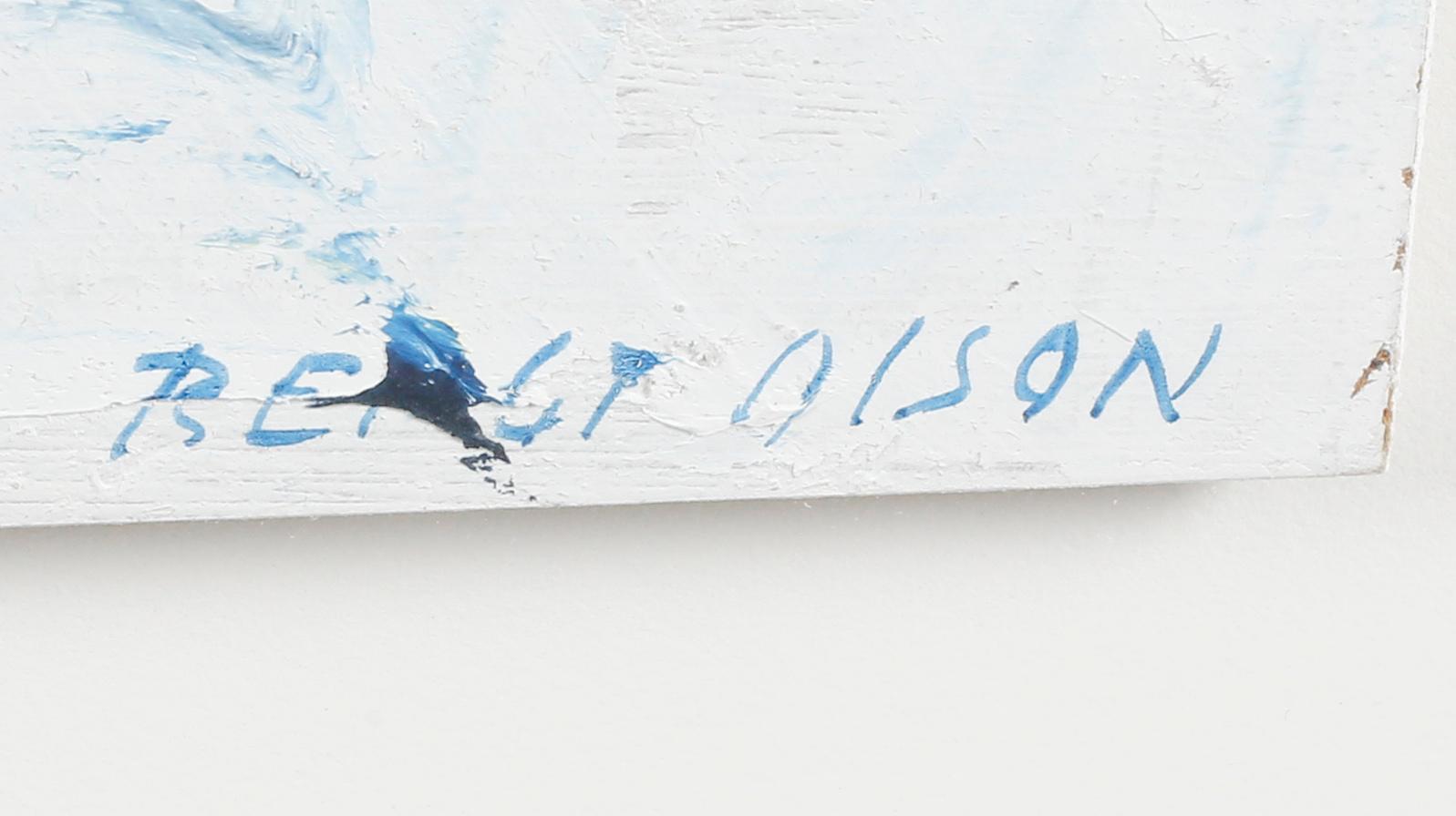 BENGT OLSON, olja på pannå, signerad.