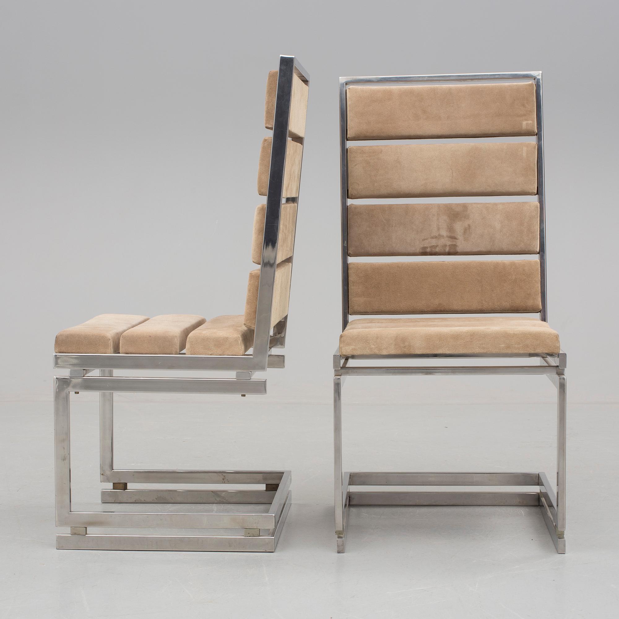 STOLAR, 6 st. Romeo Rega, Italien. 1900-talets andra hälft.