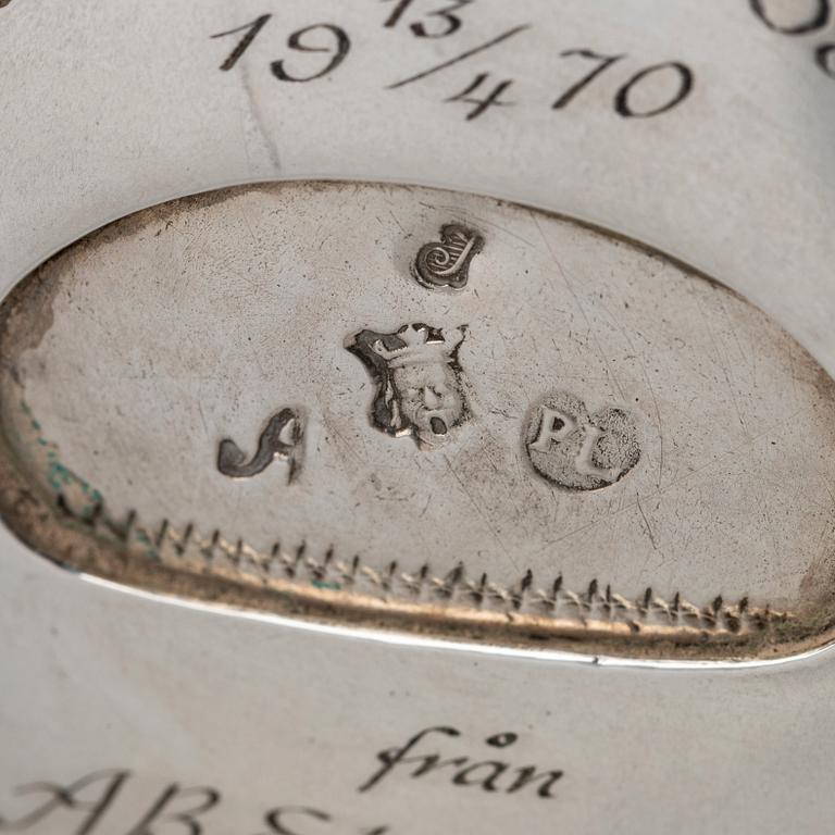 Petter Ersson Lund, bägare, Stockholm 1713. Karolinsk.