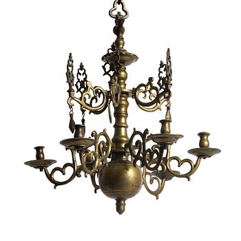 Ljuskrona, barockstil, 1800-tal.