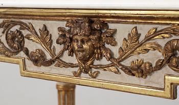 An Italien late 18th century console table.