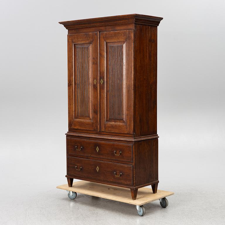 A Gustavian cabinet, end of the 18th century.