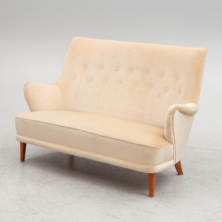 Carl Malmsten, sofa, Samsas, second half of the 20th century.
