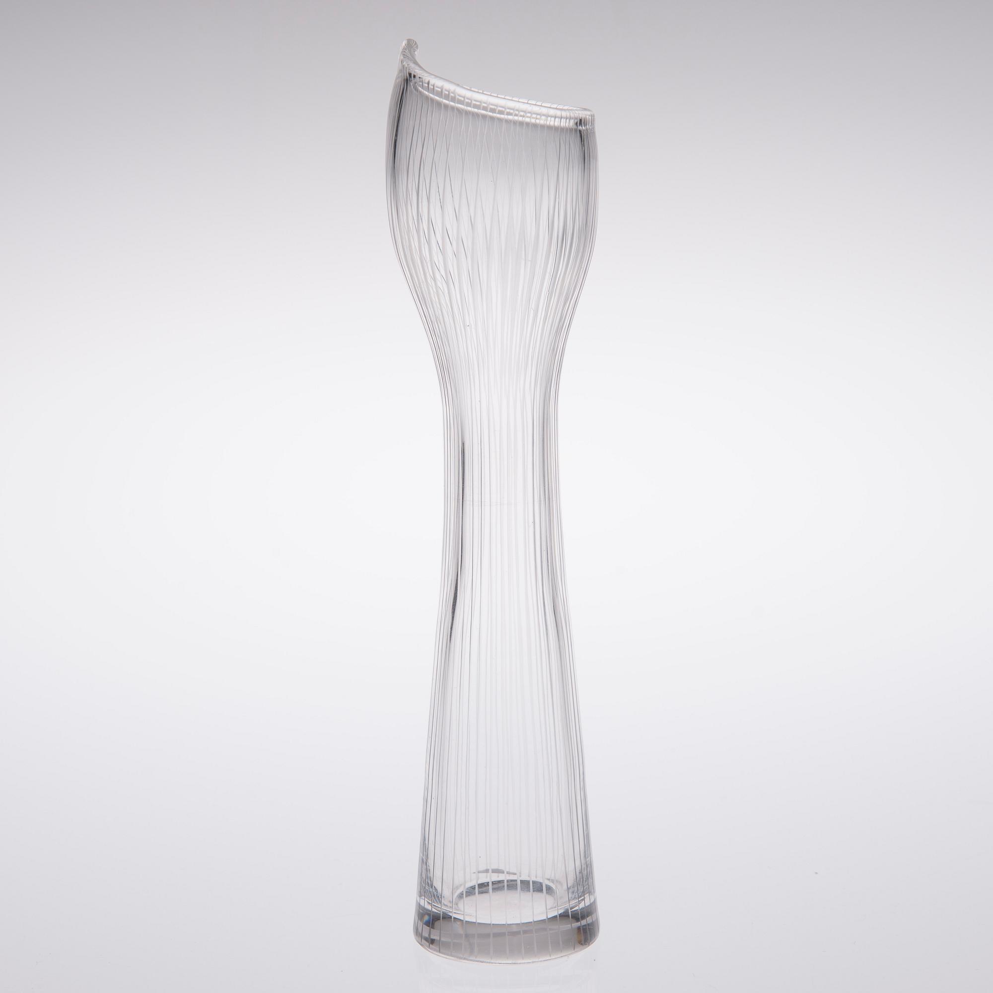 VAS, glas, "3551", signerad Tapio Wirkkala Iittala -57.