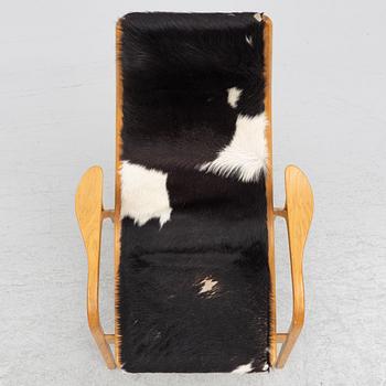 Yngve Ekström, an armchair with footstool, Lamino, Swedese.