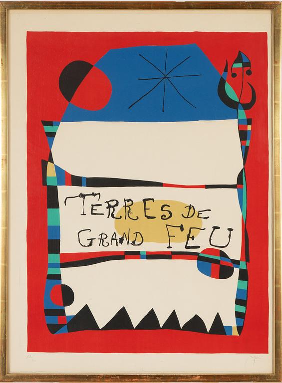 Joan Miró, "Exposition Terres de grand feu, Miró-Artigas".