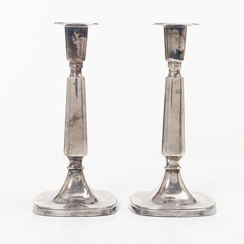 Tore Eldh, A pair of silver candlesticks, Ceson Guldvaru Ab, Gothenburg 1972.