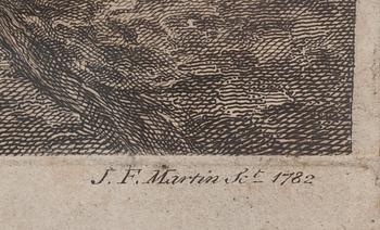 ETSNING, signerad JF Martin 1782.