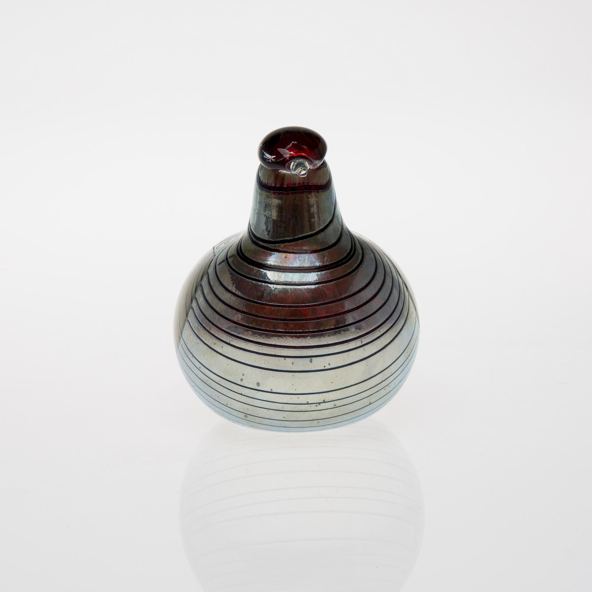 FIGURIN, glas, signerad O. Toikka Nuutajärvi.
