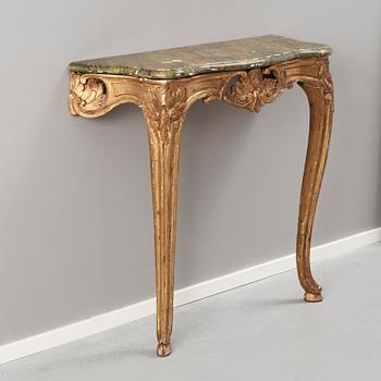 A Swedish Rococo 18th century console table.