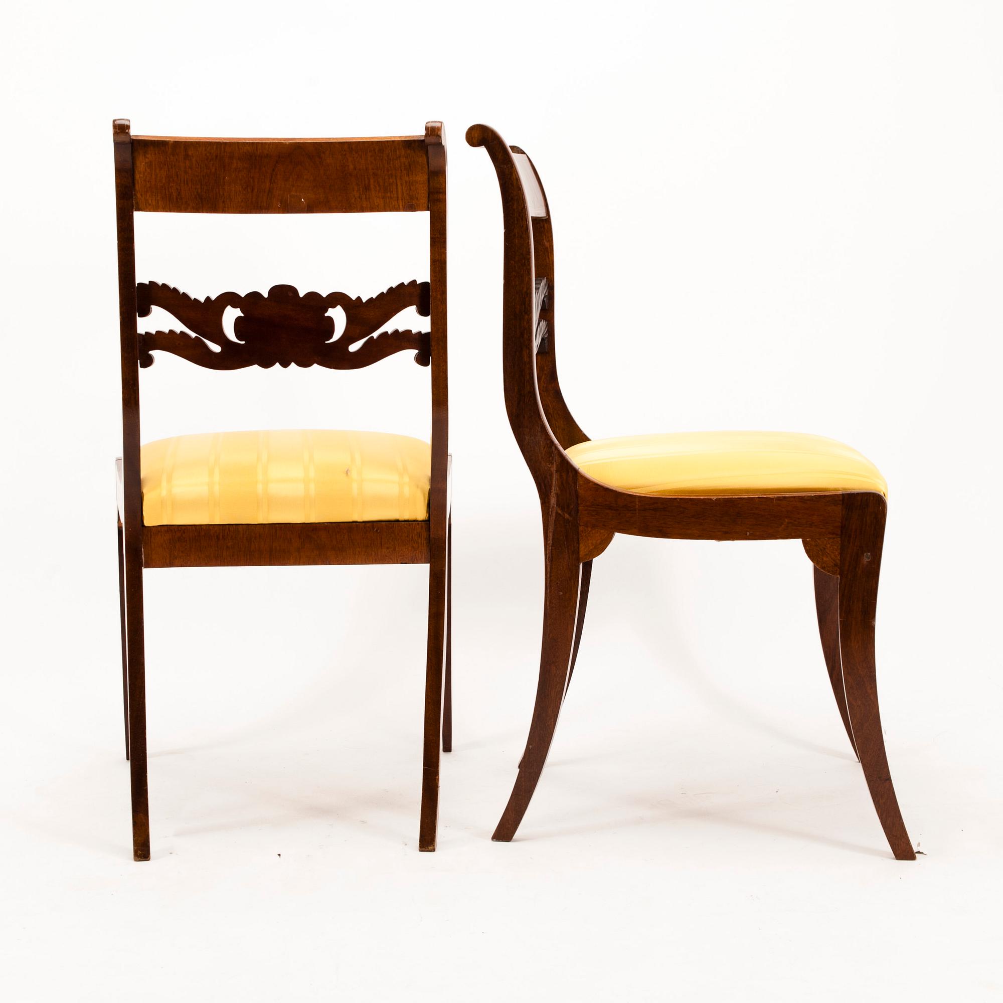 STOLAR, 4 st, empirstil, sekelskiftet 1800/1900.