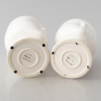 Lisa Larson, vaser, ett par, K-Studion, Gustavsberg.