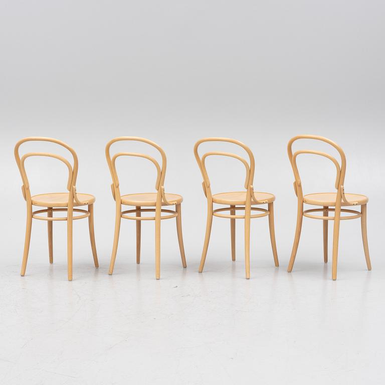 Michael Thonet, stolar, 4 st, "No 14", TON.