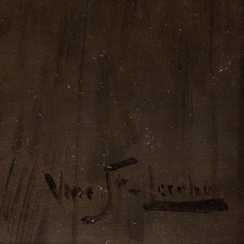 VINCENT STOLTENBERG-LERCHE, panel, signed Vinc. St-Lerche.