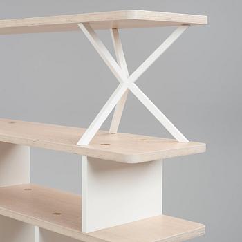 Per Söderberg, bokhylla, specialbeställd "NEB Shelving System", No Early Birds.
