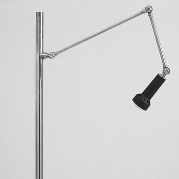 Angelo Lelli, two "Cavalletto" floor lamps / easels, Arredoluce, Italy, 1950-60s.
