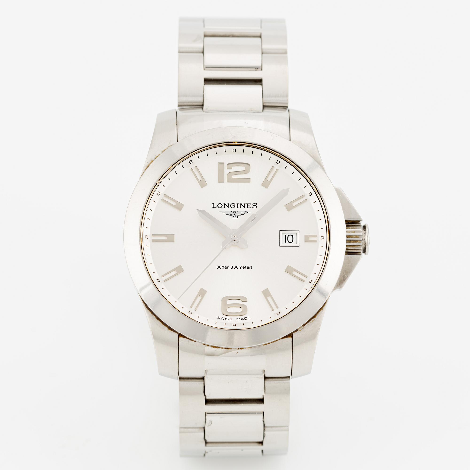 Longines, Conquest, wristwatch, 41 mm.