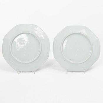 A set of four Japanese Arita ware porcelain dishes, Meiji (1868-1912).