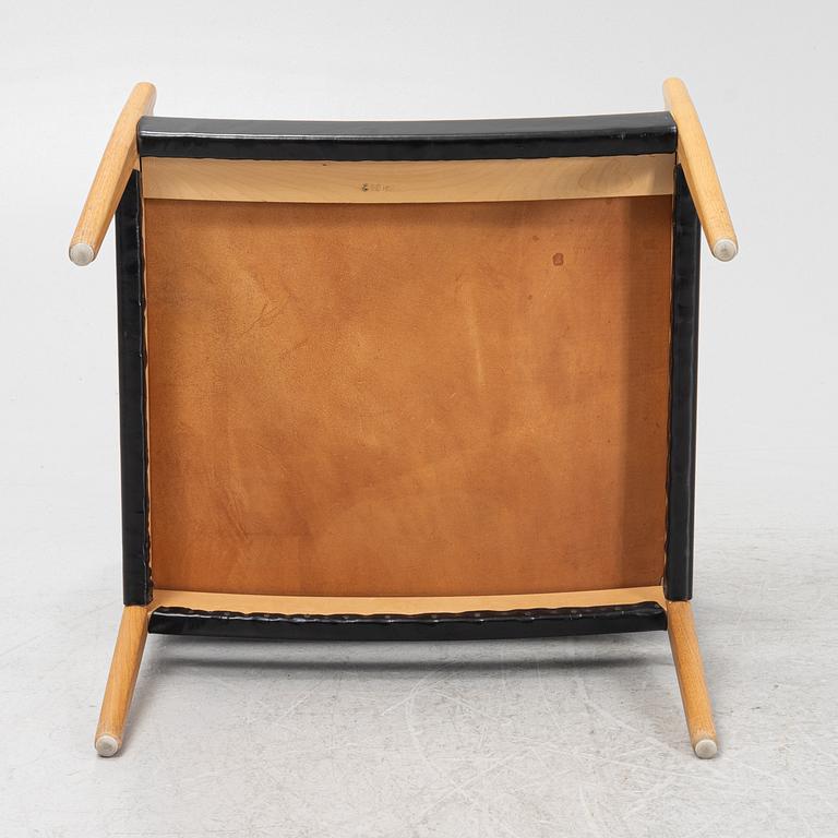 An oak armchair, 1960s.