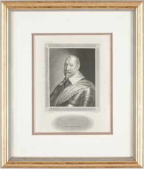 GRAVYRER, 4 st, SVENSKA REGENTER, 1800-tal.