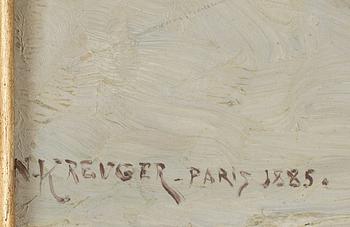 Nils Kreuger, "Utanför barriären", motiv från Paris.