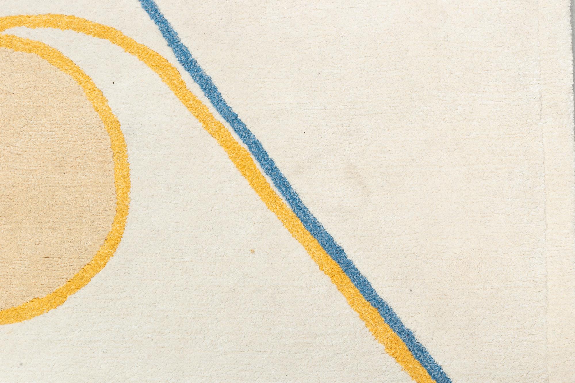 Hilma af Klint, matta, "Group V, no 2, Series WUS, Seven Pointed Star", numrerad 11/30, handtuftad, ca 195 x 160 cm.