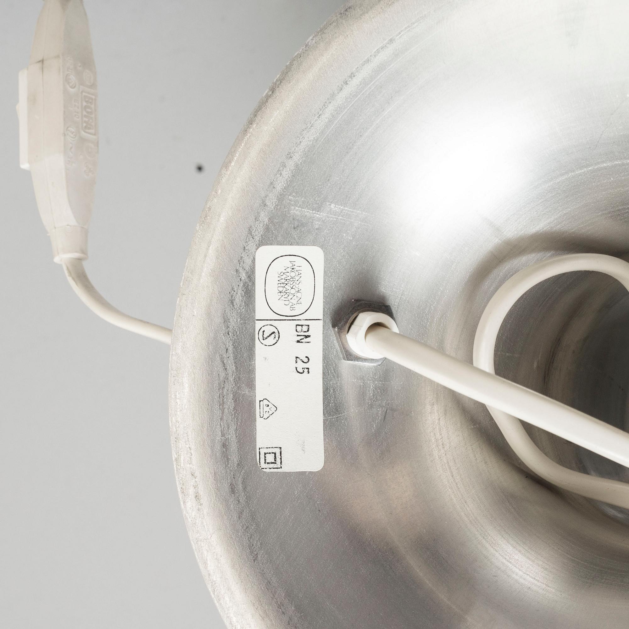 HANS-AGNE JAKOBSSON, a ceiling and tabe lamp, Markaryd, 20th century.