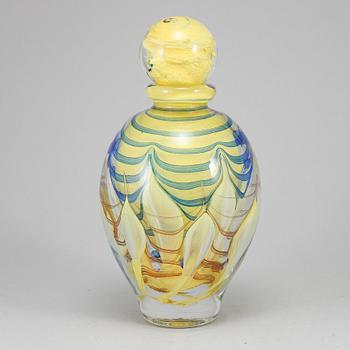 A Jean claude Novaro bottle with stopper, signed and dated 1999.