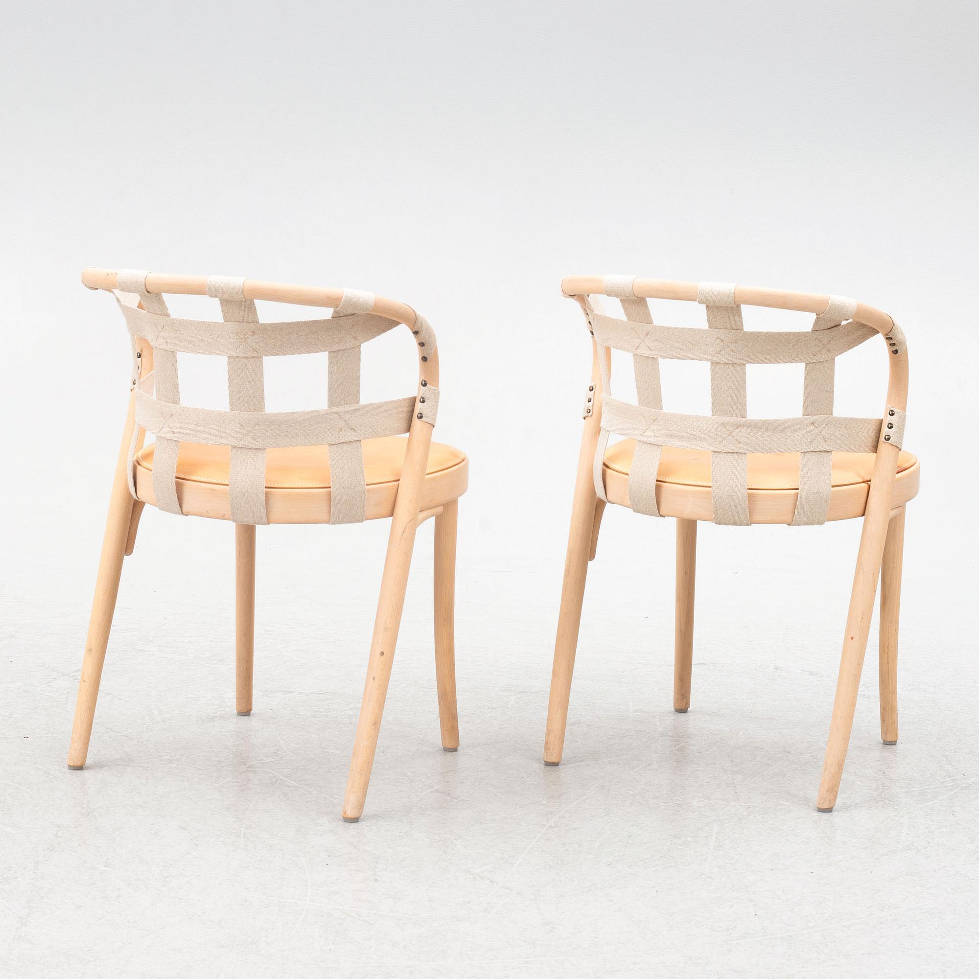 Front, armchairs, a pair, "Collage", Gemla, 2015.