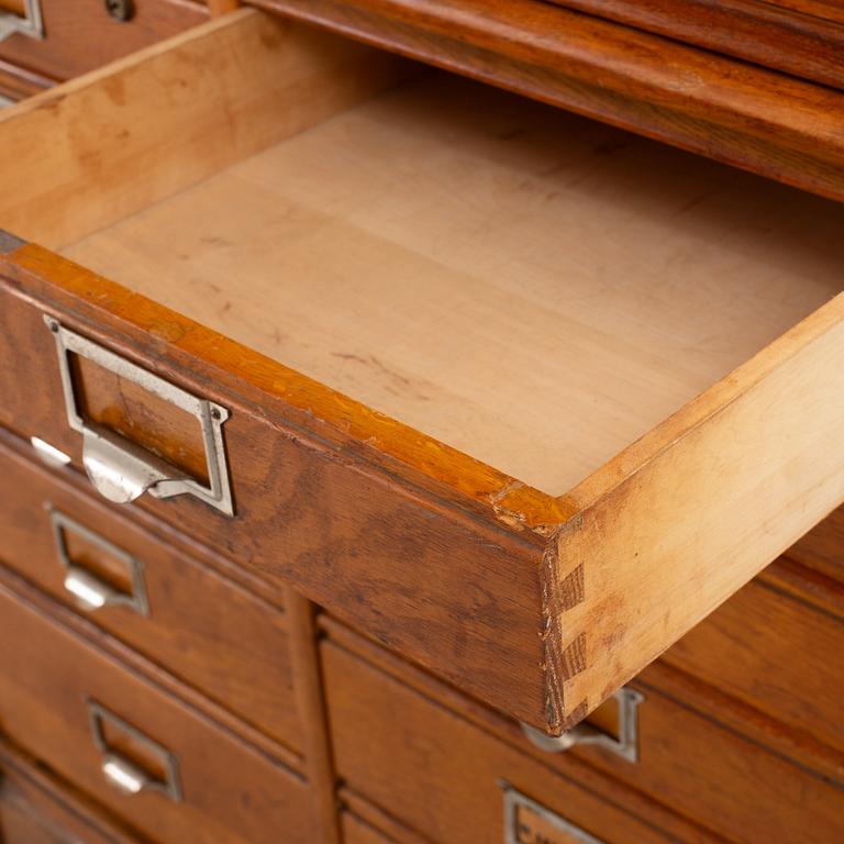 Filing cabinet, mid-20th century.