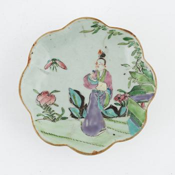 Skålar, 2 st, porslin, Kina, 1900-talets början.
