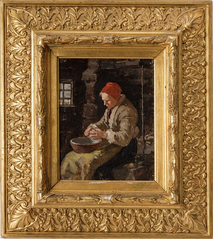 Anna Nordgren, Peel potatoes.