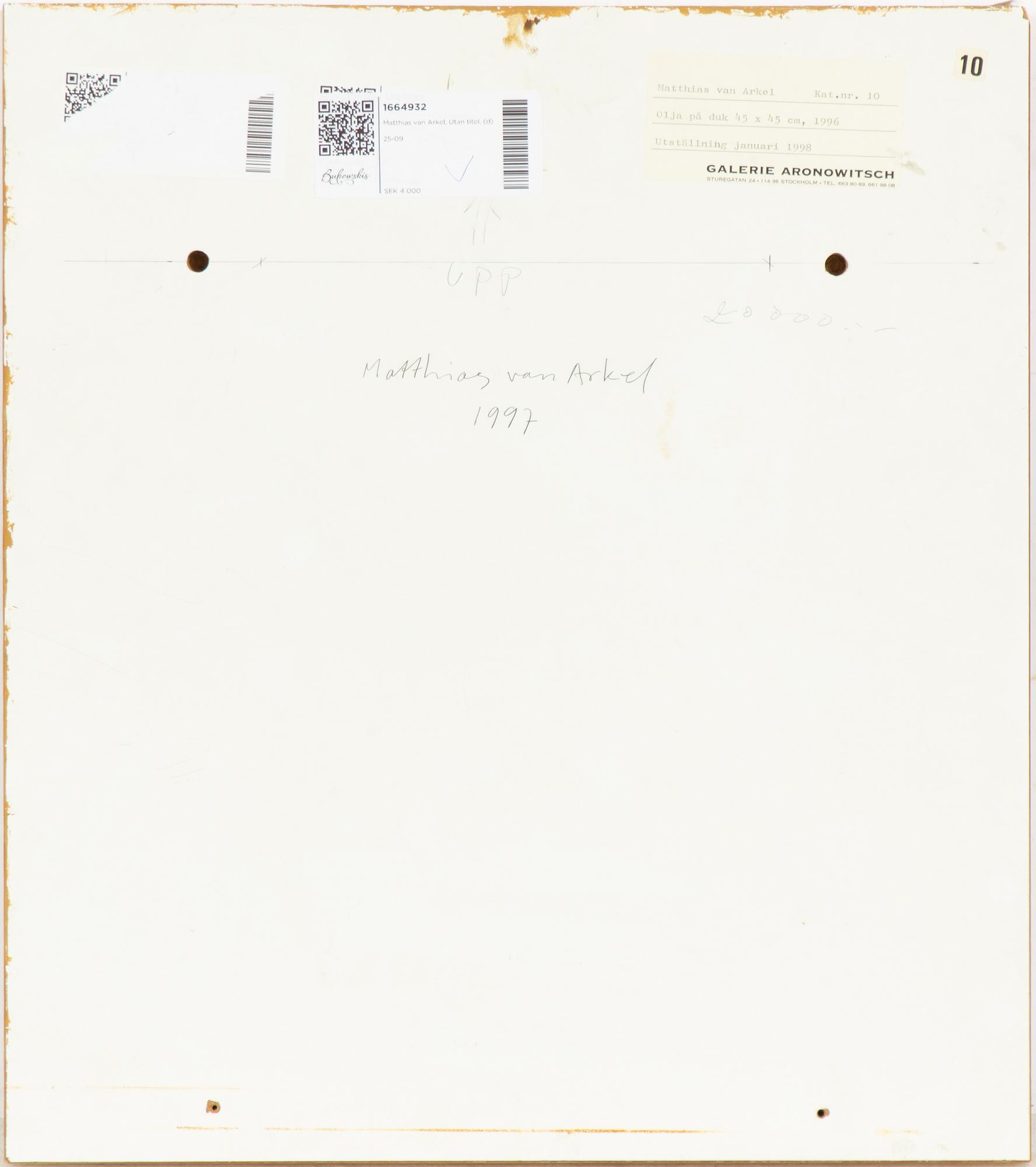 Matthias van Arkel, Untitled.