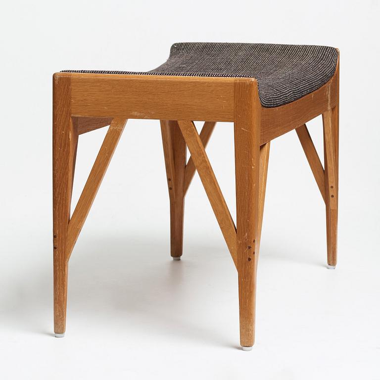 Carl-Axel Acking, a Swedish Modern stool, probably executed by cabinetmaker Torsten Schollin, Sweden 1940-50's.