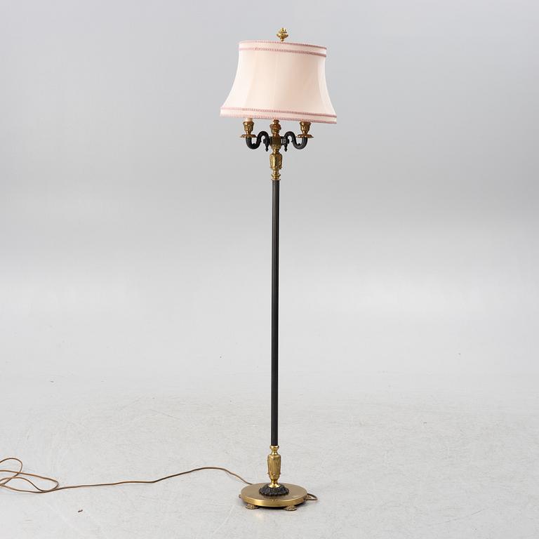 Einar Bäckström's Metal Goods Factory, floor lamp, model 5502, circa mid-20th century.