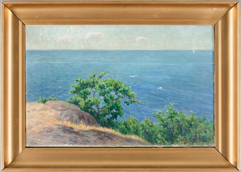 ELIAS ERDTMAN, olja på duk, sign.