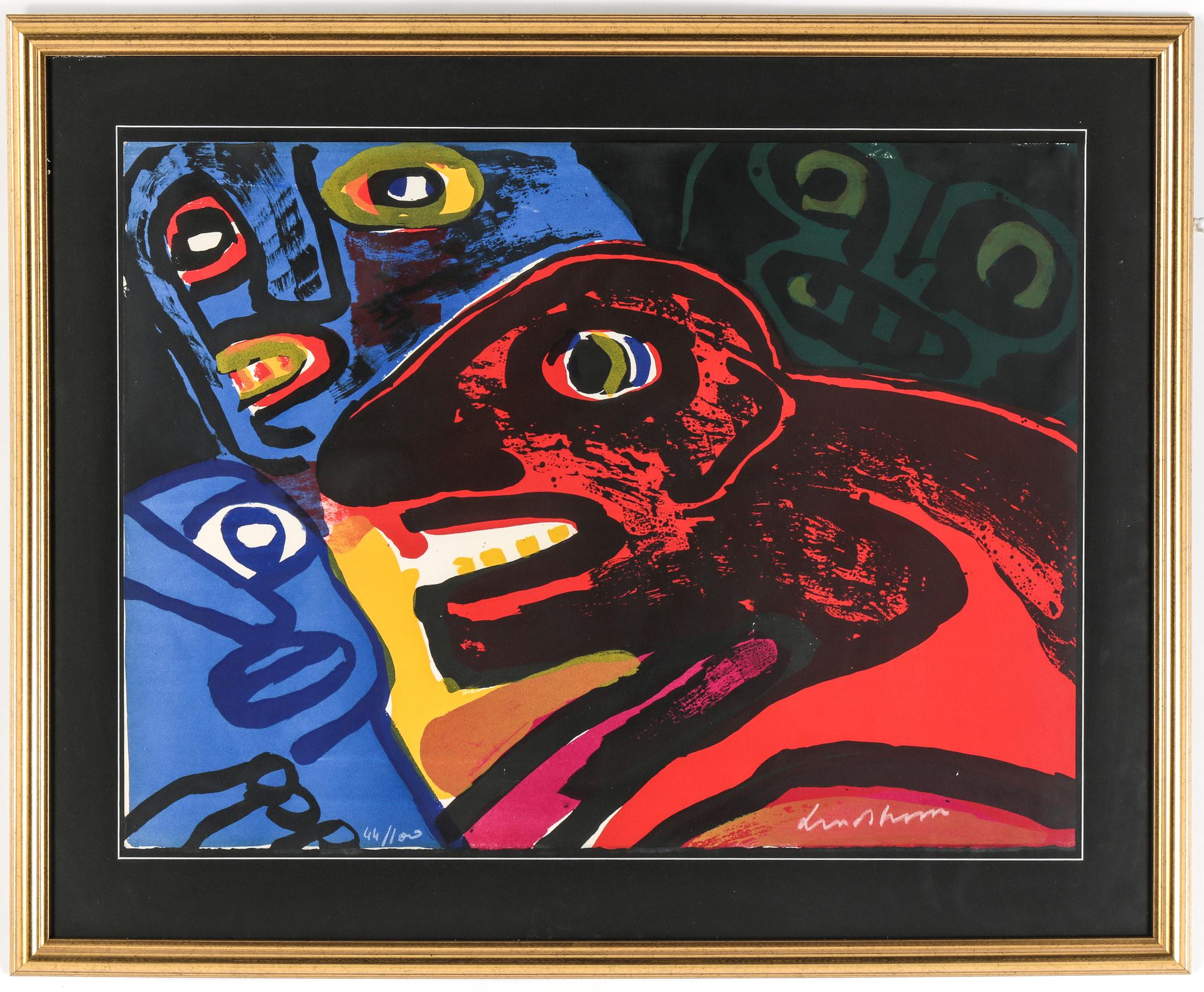 BENGT LINDSTRÖM, färglitografi, signerad och numrerad 44/100.