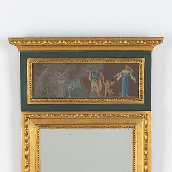 Mirror, Late Gustavian, circa 1800.