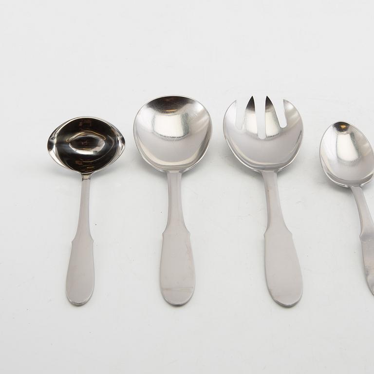 Georg Jensen, Cutlery service, 33 pieces, stainless steel, "Mitra", Denmark.