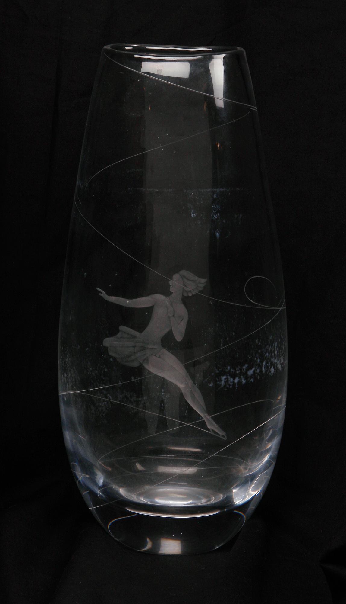 VAS, glas, Vicke Lindstrand Kosta.