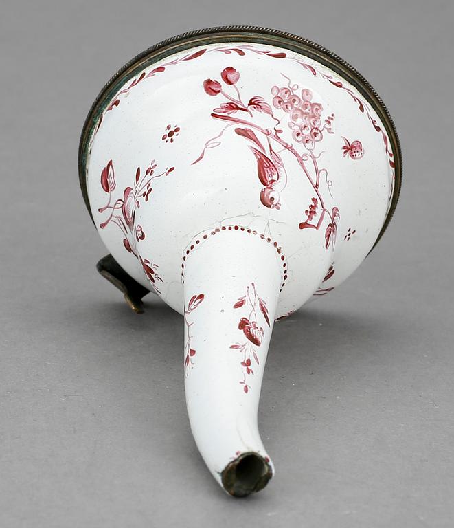 VINTRATT, emalj, 1700-tal.