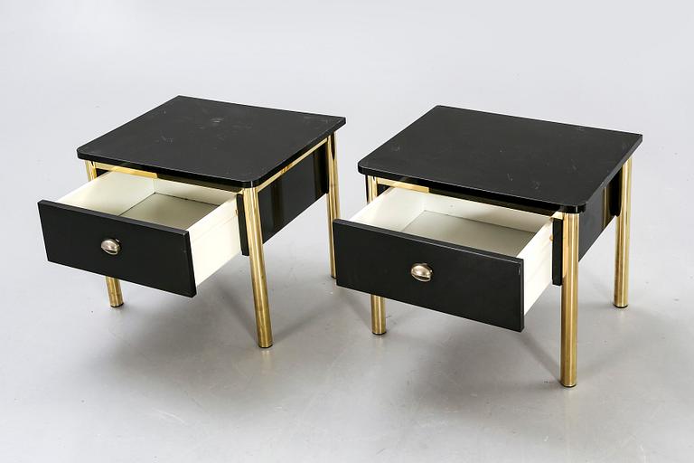 Bedside table, a couple, 1960s-70s.