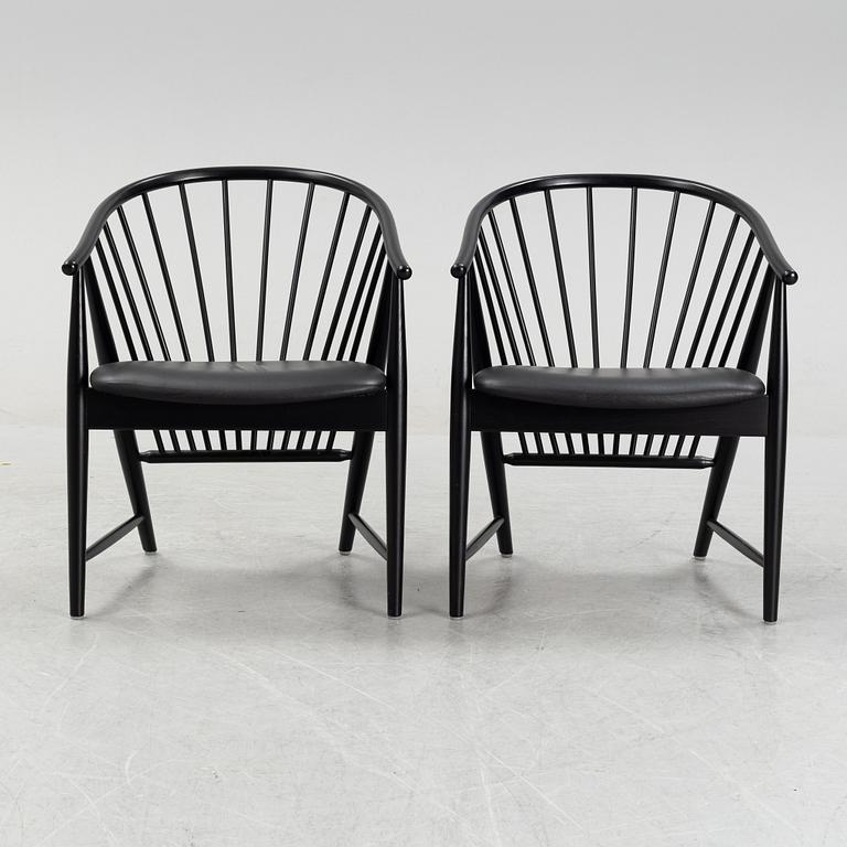 Sonna Rosen, a set of two 'Solfjädern' easy chairs from Gemla, 2007.