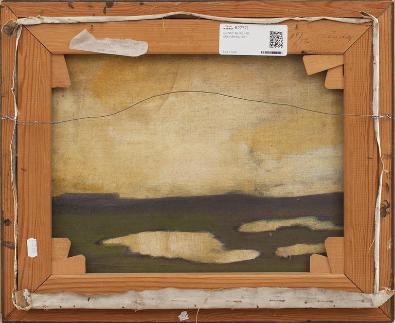 ERNST NORLIND, oljemålning.