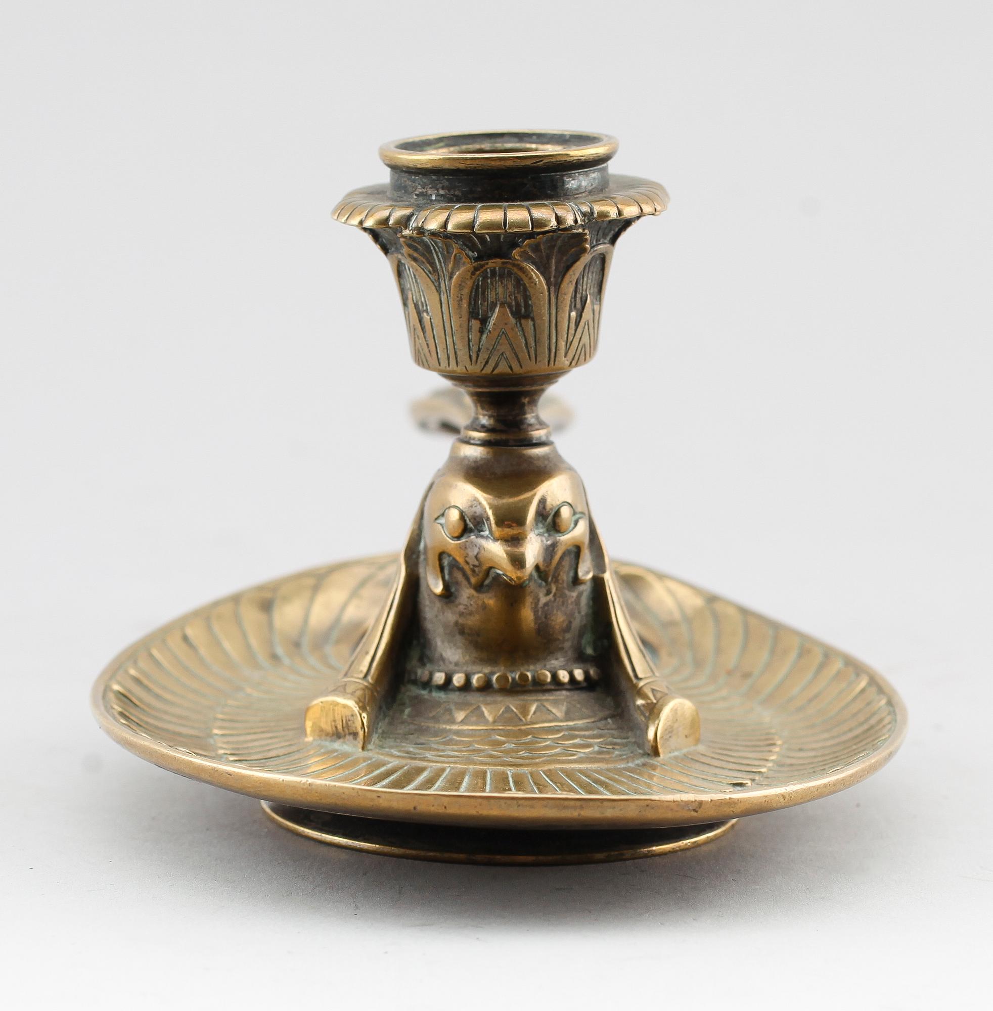 NATTLJUSSTAKE, mässing, Marnyhag, 1800-talets andra hälft.